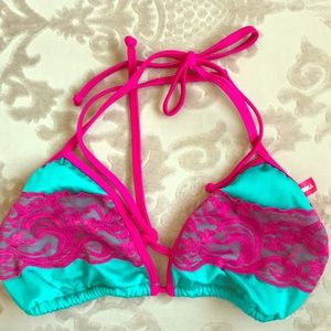 Doll swimwear string bikini top